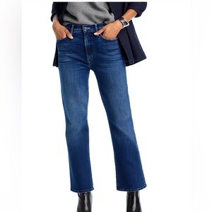 Size 25 NWT MOTHER The Hustler High Rise Ankle Flare Jeans in Heirloom